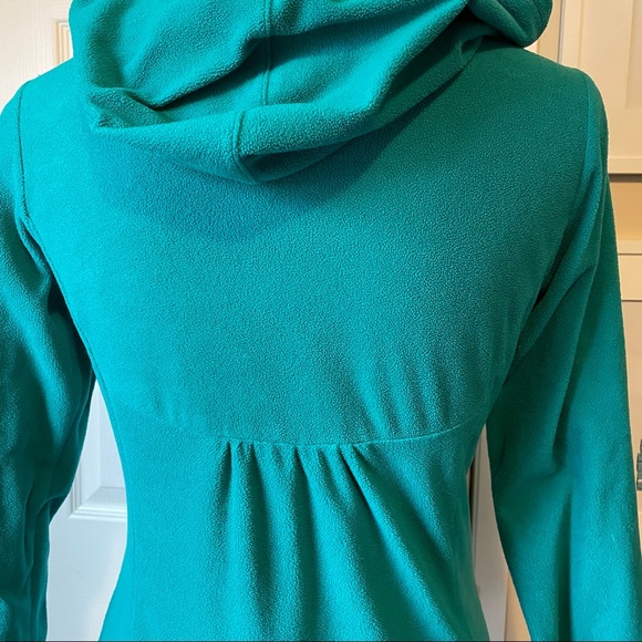 Teal Hoodie Fleece Pull Over Columbia Women’s Size XS - Picture 5 of 6